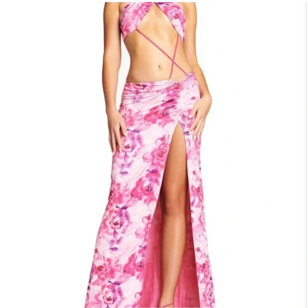 I.AM.GIA JAYDA DRESS - PSYCHEDELIC BLOOM - L